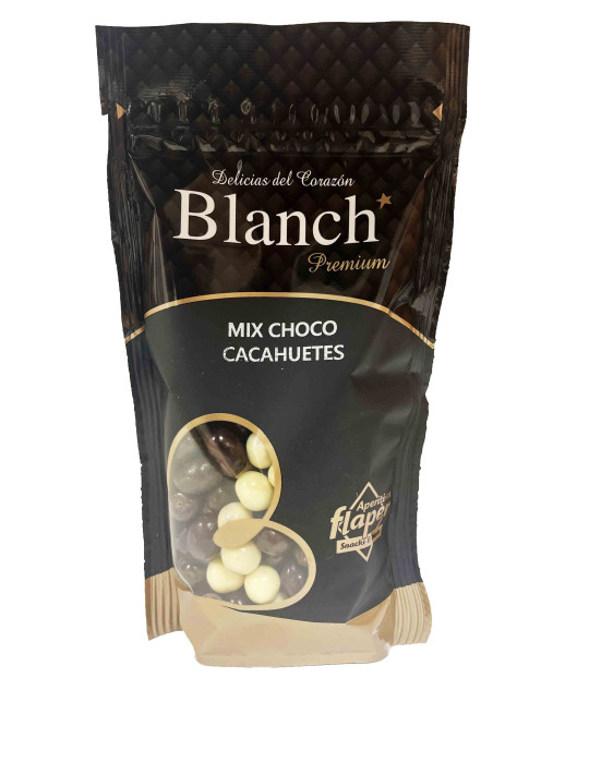 MIX CHOCOCACAHUETES BL 150 GR BLANCH DOYPACK