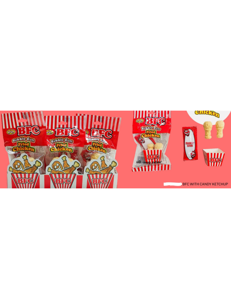 BFC WITH CANDY KETCHUP 21 GR 12 UNIDADES
