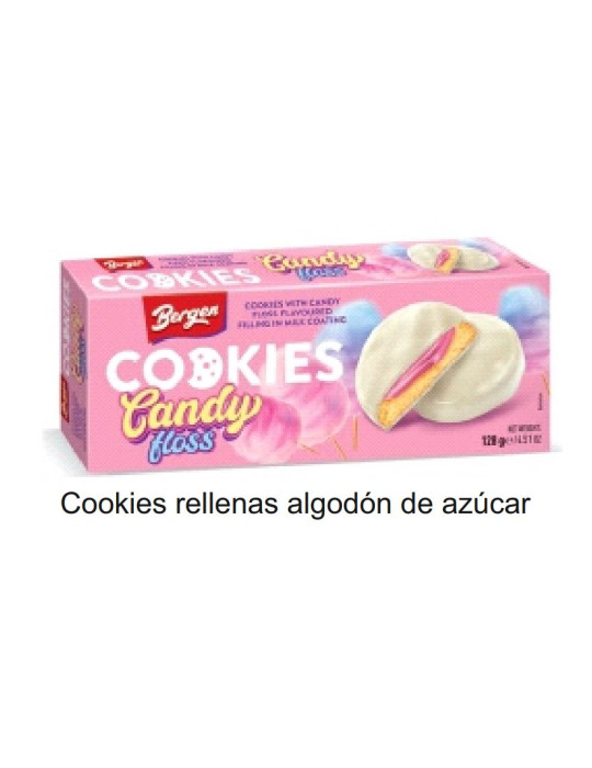 COOKIES RELLENAS ALGODON DE AZUCAR 128 GR D.A.