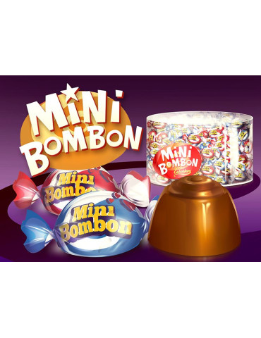 MINI BOMBON SURTIDO TARRO 230U. BOLSA DE 1KG. EUROCHOC