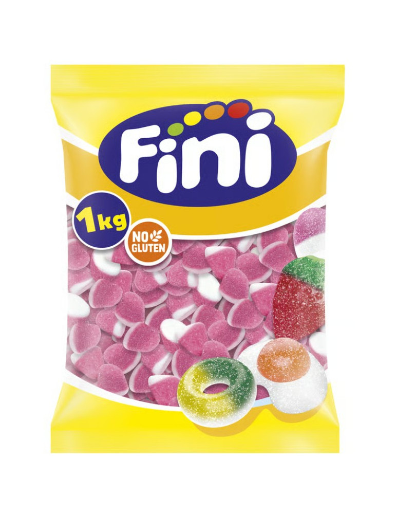 MINI BESOS FRESA 1 KG FINI