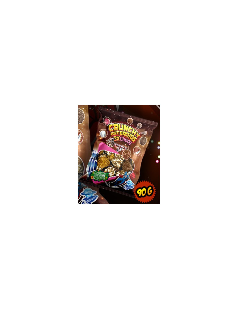 CRUNCHY ASTEROIDS 3 X CHOCO 90 GR (B)