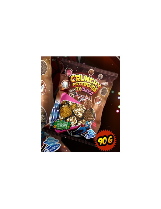 CRUNCHY ASTEROIDS 3 X CHOCO 90 GR (B)