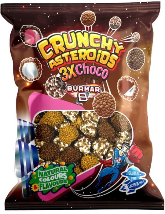 CRUNCHY ASTEROIDS 3 X CHOCO BOLSA DE 1KG. (B)