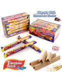 TRAINGULAR STICK BISCUIT WITH CHOCO 12 GR X 30 U