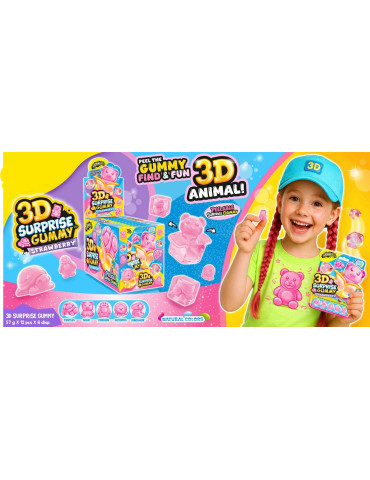 3D SURPRISE GUMMY 12 UNIDADES X 57 G (D)
