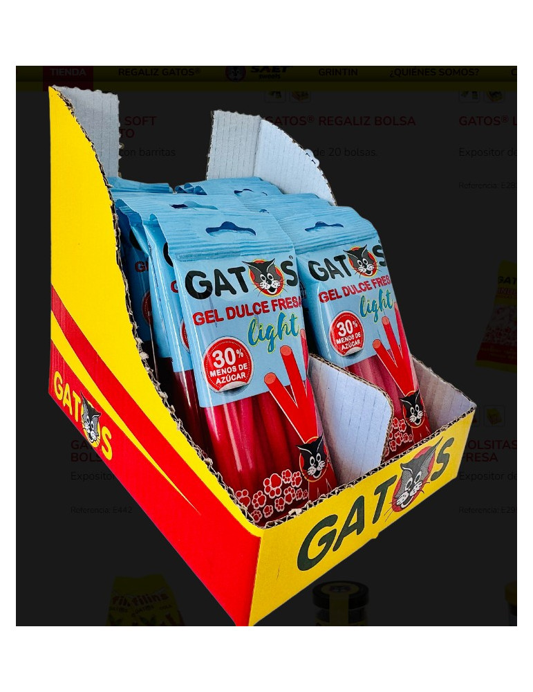 GATOS LIGHT FRESA BOLSA 76 GR. SAET