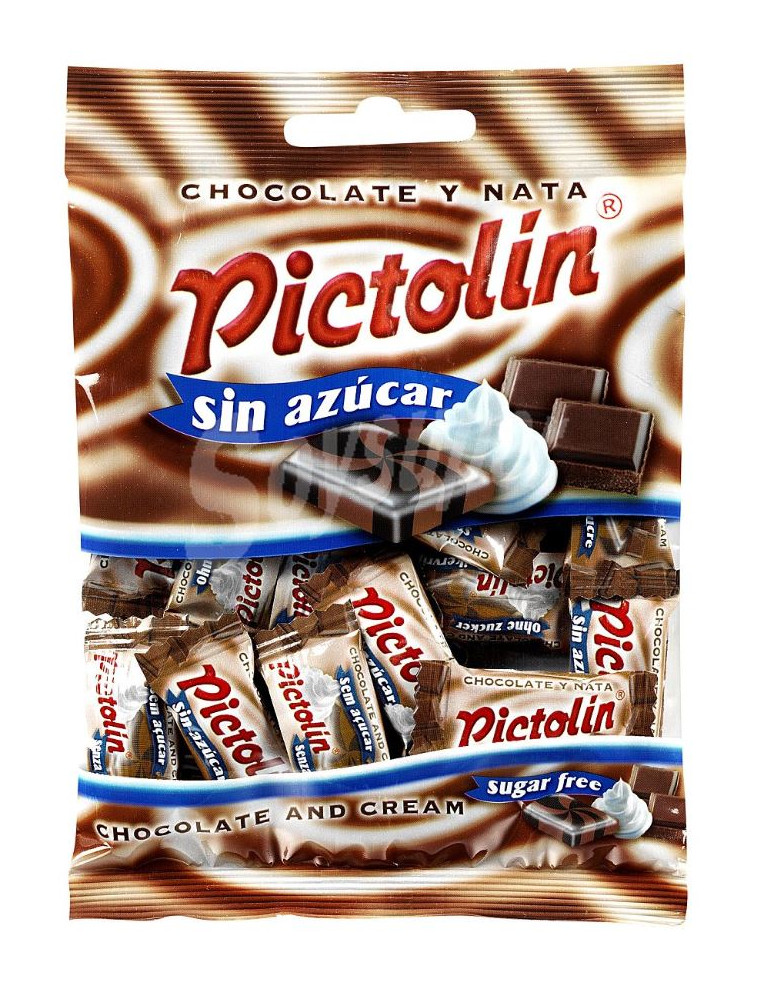PICTOLIN CHOCO NATA SIN AZUCAR  BL 65 GR INTERVAN