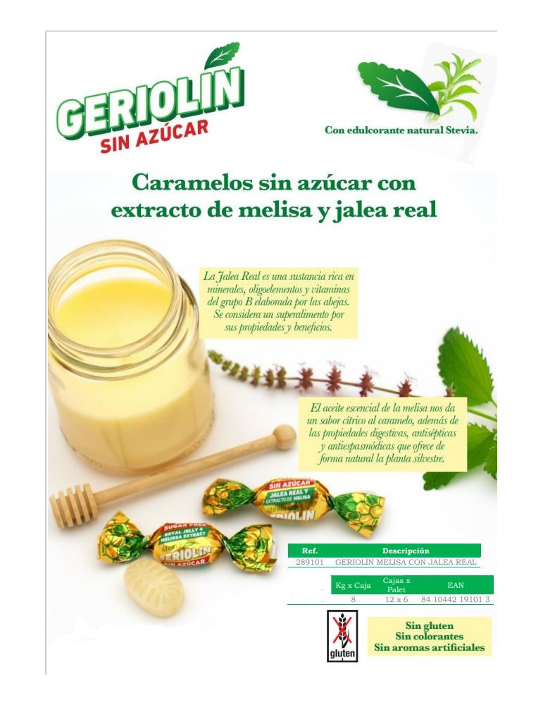 GERIOLIN MELISA CON JALEA REAL S/AZ 1 KG
