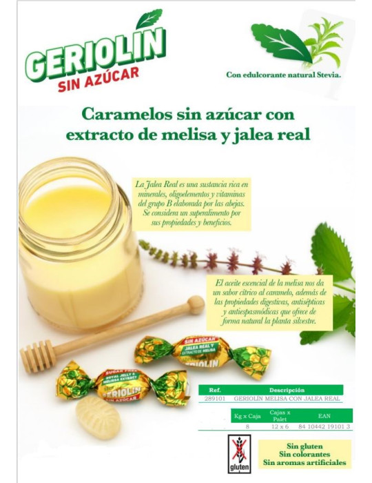 GERIOLIN MELISA CON JALEA REAL S/AZ 1 KG
