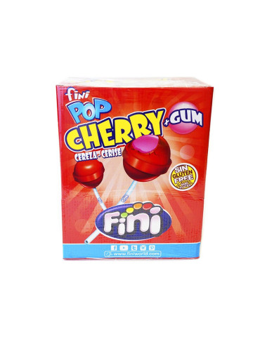 FINIPOP CHERRY+GUM 100 UND. FINI
